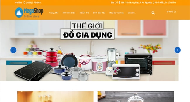Thiết kế website gia dụng chuẩn bao gồm những tính năng gì?